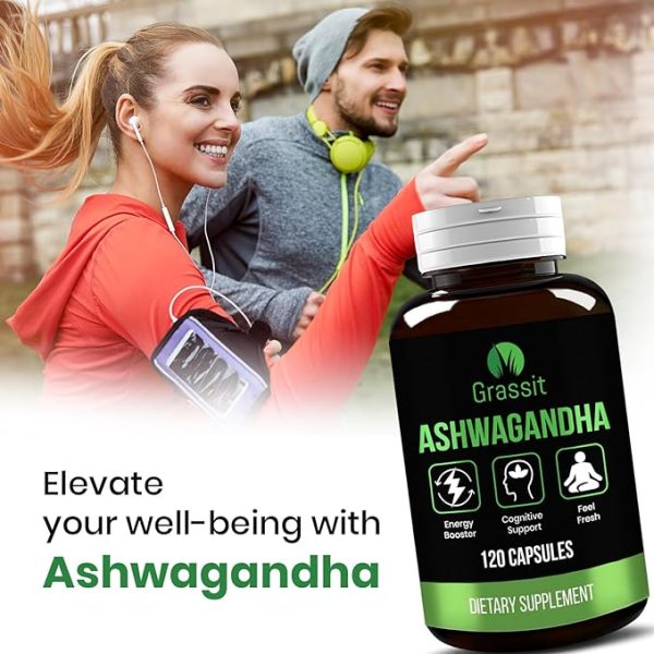 Pure Ashwagandha Supplement 500 mg | 120 Capsules - Image 5