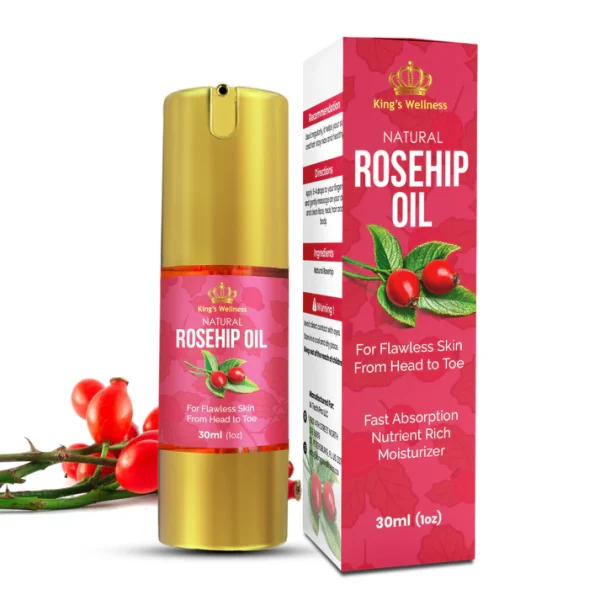 King's Wellness Rosehip Face Oil for Men & Women